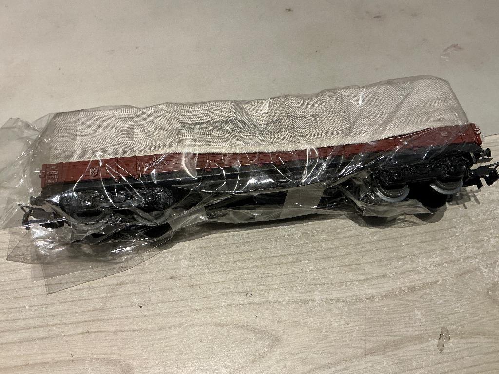 Marklin lange boordwagon met huif, Hobby en Vrije tijd, Modeltreinen | H0, Wisselstroom, Wagon, Ophalen of Verzenden, Zo goed als nieuw