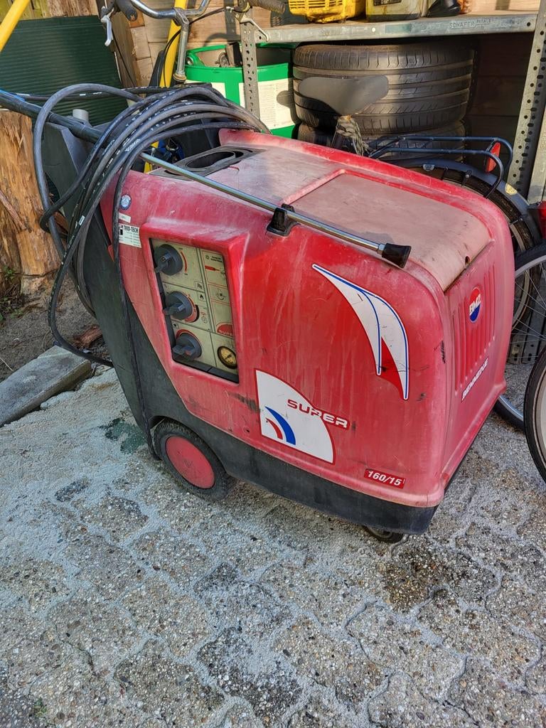 Krachtige BIEMMEDUE Super 160/15 hogedrukreiniger, Tuin en Terras, Hogedrukreinigers, Ophalen, Gebruikt, Elektrisch, BIEMMEDUE