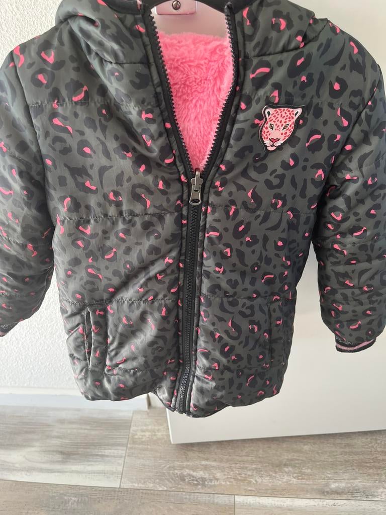 Winterjas, aan beide kanten te dragen, Verzenden, Zo goed als nieuw, Meisje, Jas