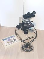 Microscoop Olympus, Audio, Tv en Foto, Optische apparatuur | Microscopen, Ophalen, Zo goed als nieuw, 400x tot 1000x, Biologische microscoop