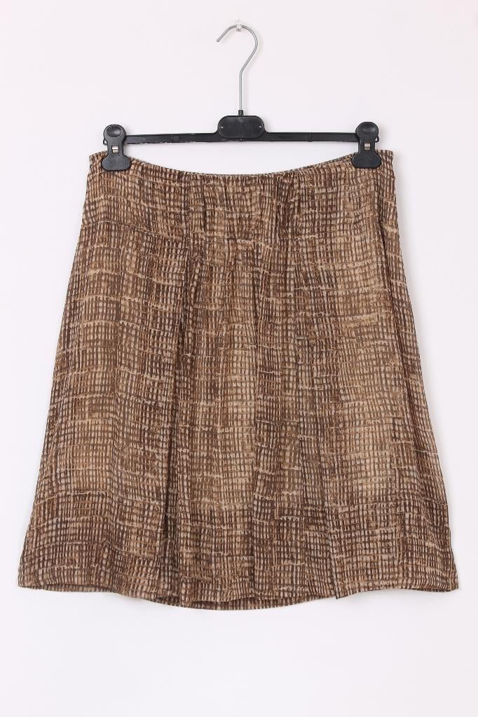 Zomer! 100% zijde rok van NATAN maat 40, Kleding | Dames, Maat 38/40 (M), Bruin, Ophalen of Verzenden, Zo goed als nieuw