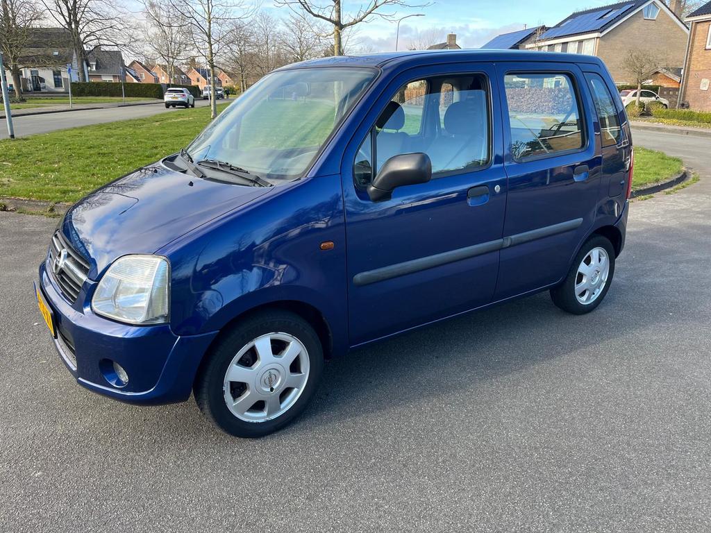 Opel Agila 1.2 16V Twinport 2006 Blauw, Auto's, Opel, Bedrijf, Agila, Benzine, C, Hatchback, Handgeschakeld, Origineel Nederlands
