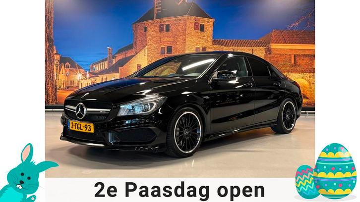 Mercedes-Benz CLA-klasse AMG 45 4Matic Aut Schaalstoelen Har, Auto's, Mercedes-Benz, Bedrijf, Te koop, CLA, 4x4, ABS, Achteruitrijcamera