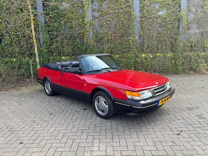 Saab 900 turbo 2.0 16 S Cabrio - Aero Pakket - APK 18-3-2028, Auto's, Saab, Particulier, Saab 900, ABS, Airconditioning, Elektrische buitenspiegels
