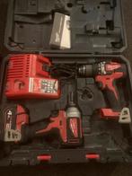 Milwaukee set van gereedschap, Ophalen, Gebruikt, Boor- en Schroefmachine