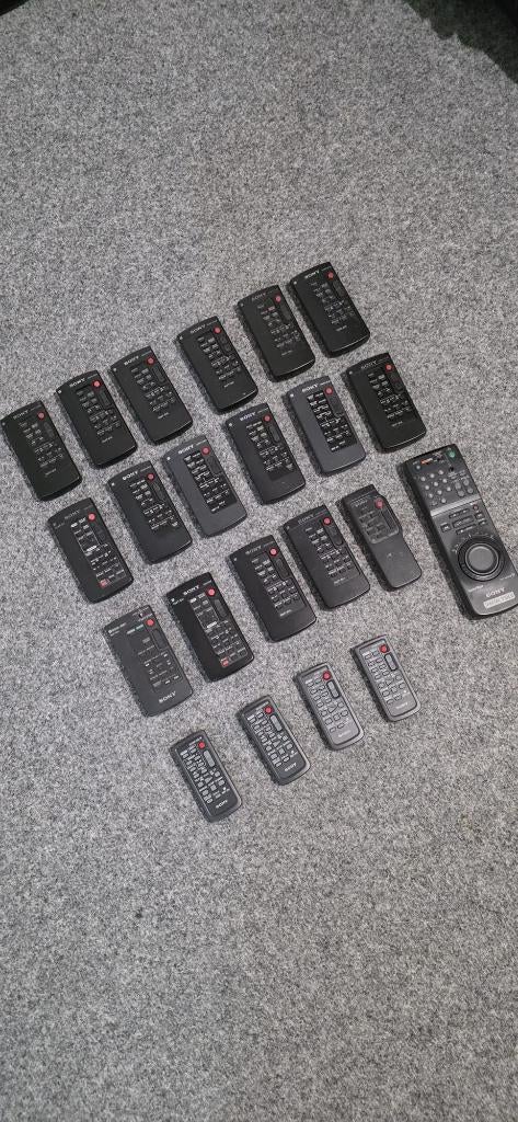 Afstandsbedieningen voor Sony video camera's, Ophalen, 20x of meer, Sony