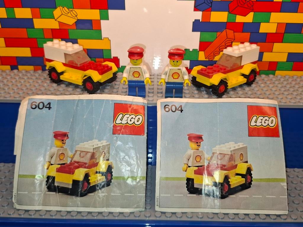 Lego shell 604 auto, Gebruikt, Overige thema's, Lego, Ophalen of Verzenden