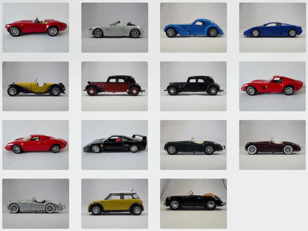 Bburago: AC Jaguar Bugatti Citroen Ferrari BMW Mini Porsche, Ophalen of Verzenden, Zo goed als nieuw, Auto, Bburago