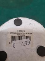 bloempot met strepen wit aardewerk, Ophalen of Verzenden, 'T Olde Gre-j, Info@toldegrej.nl, Endepoelstraat 20f Didam