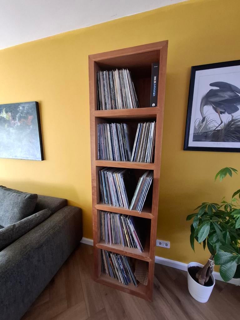 Boekenkast / platenkast, Huis en Inrichting, Kasten | Boekenkasten, Ophalen, 25 tot 50 cm, 50 tot 100 cm, 150 tot 200 cm