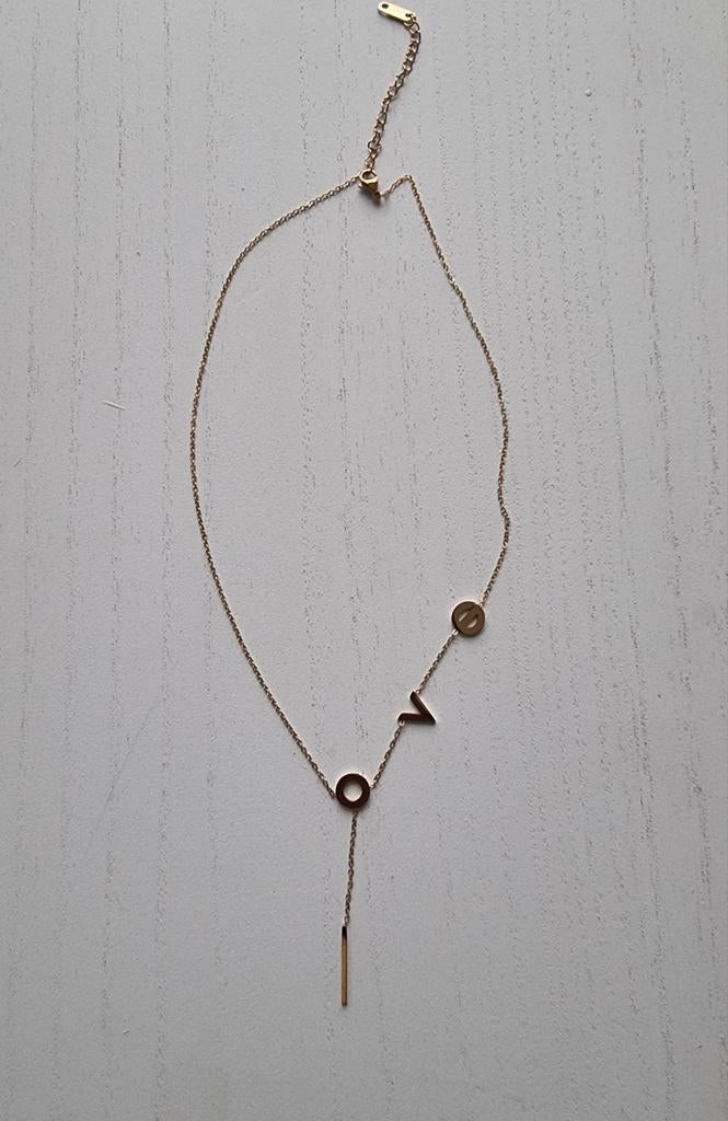 Gouden ketting. NIEUW! Moederdagtip!, Ophalen of Verzenden, Nieuw, Goud, Overige materialen