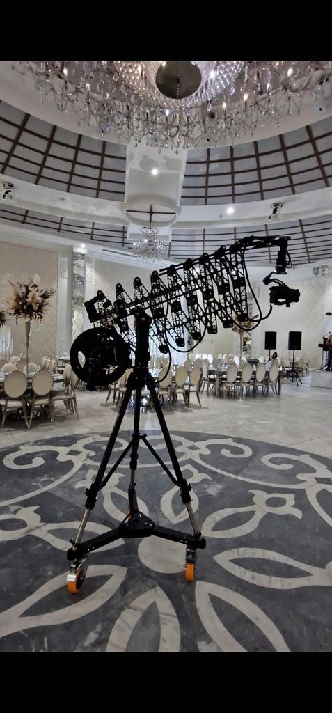 Camera Crane Jib, Audio, Tv en Foto, Optische apparatuur | Telescopen, Nieuw, 80 tot 200 mm, Met statief, Ophalen of Verzenden