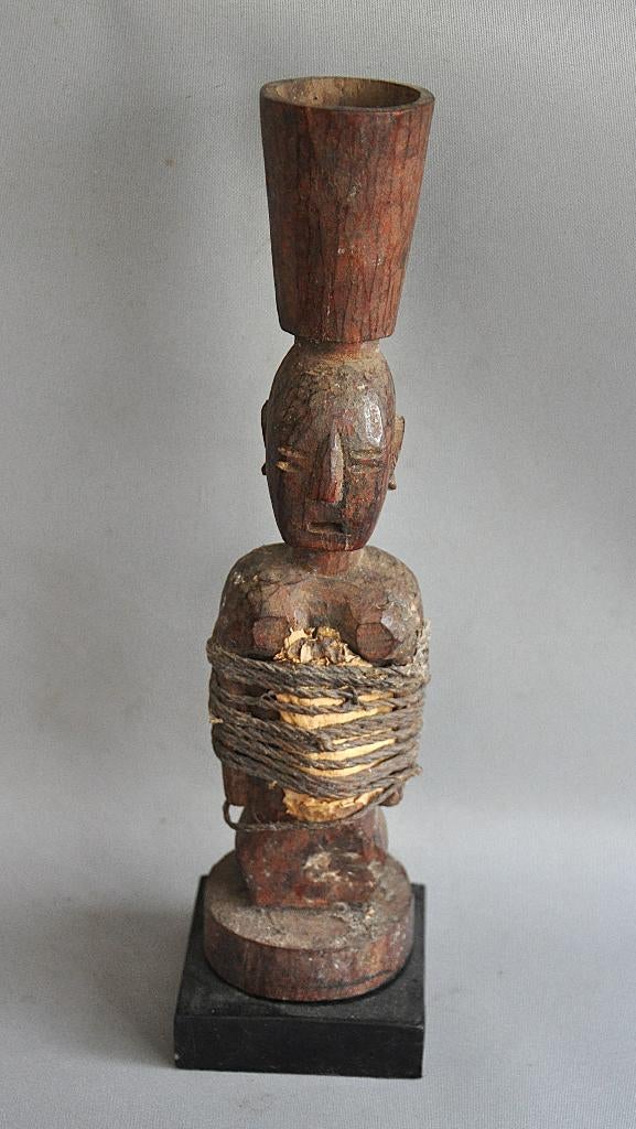 Zeldzaam Fon 'Bocio' Fetisjbeeld met Baby – Benin- ca 1970, Ophalen of Verzenden