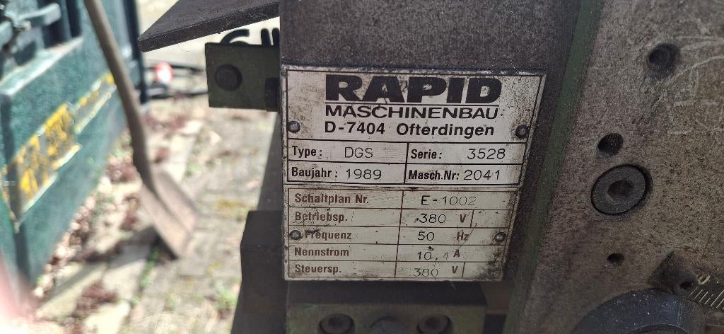 Afkortzaag voor alluinium, Doe-het-zelf en Verbouw, Gereedschap | Zaagmachines, Ophalen, Gebruikt, Onbekend, Afkortzaag