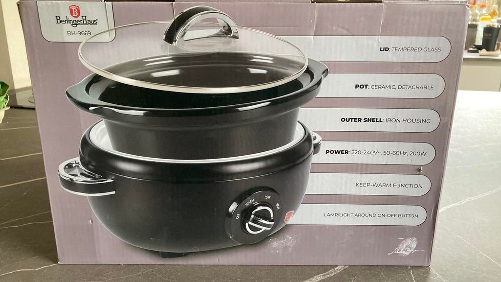 Slow cooker, Ophalen of Verzenden, Zo goed als nieuw