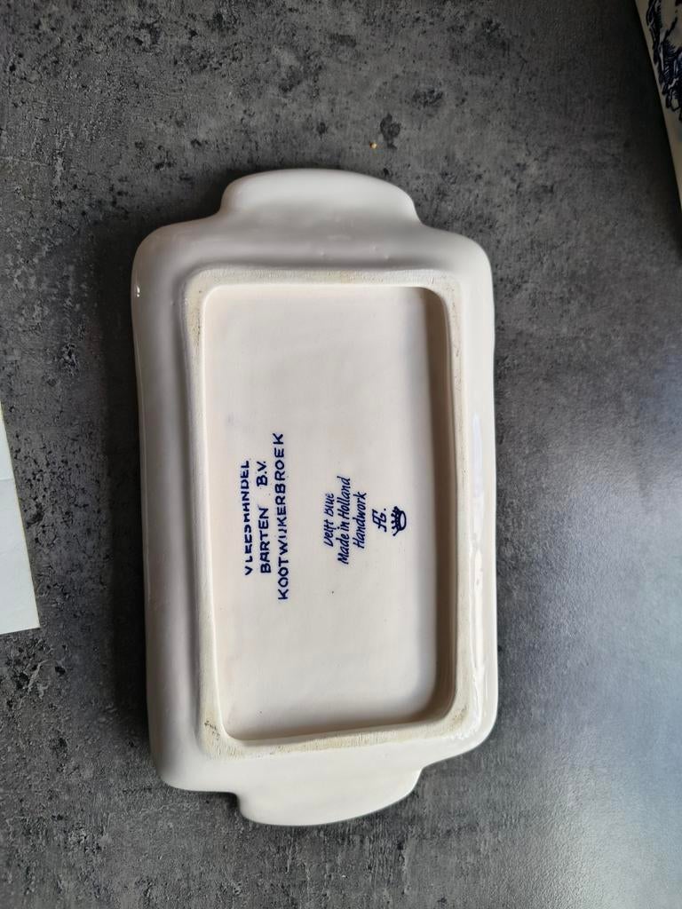 Delfts Blauw schaaltje, handgeschilderd, Ophalen