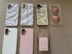 7 stuk Iphone 16 Plus Hoesjes, Ophalen of Verzenden, Gebruikt, Hoesje of Tasje