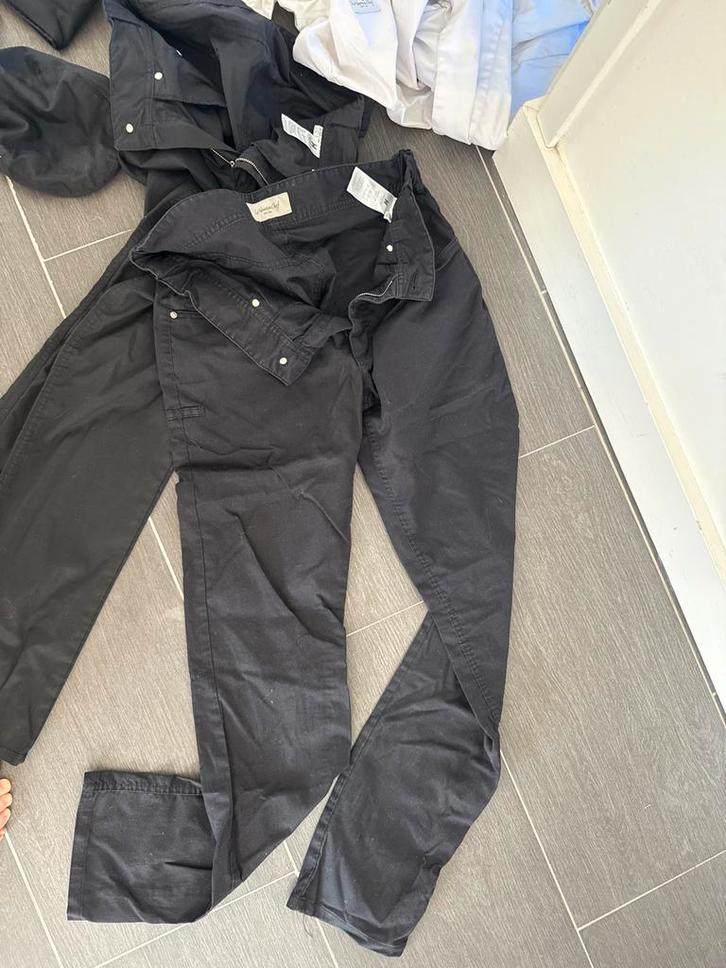 Koksbuizen, schorten, broeken en kokspetten te koop, Kleding | Heren, Broeken en Pantalons, Gedragen, Maat 48/50 (M), Wit, Ophalen of Verzenden