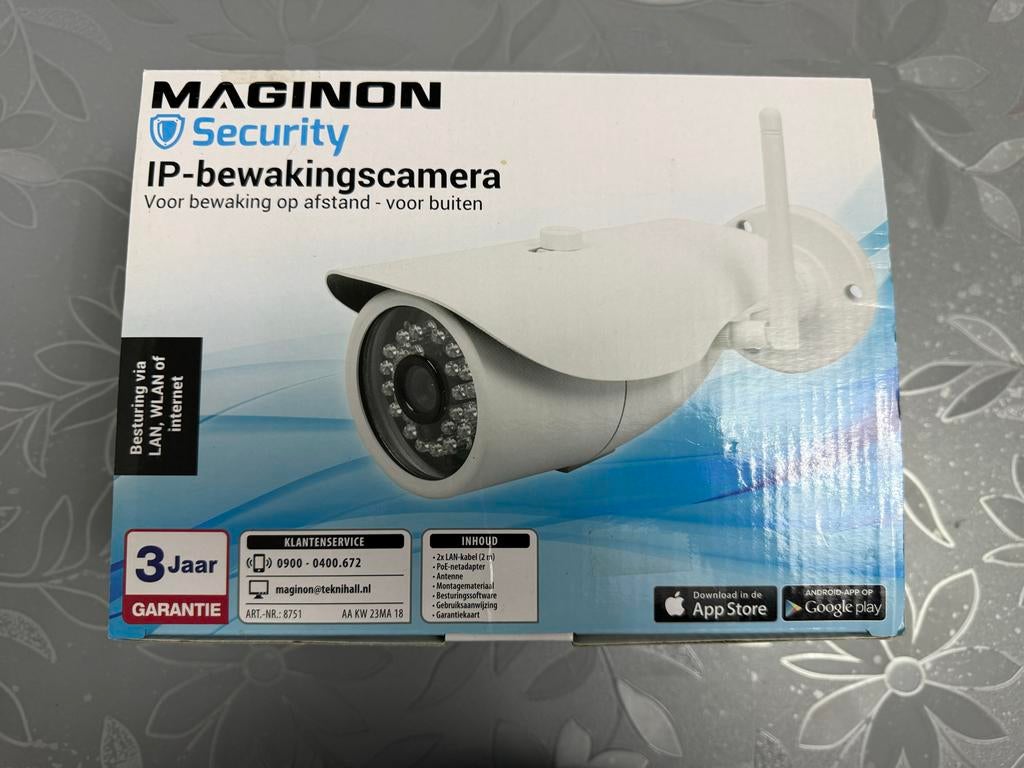 MAGINON Security IP-bewakingscamera voor buiten, Ophalen of Verzenden, Zo goed als nieuw, Buitencamera