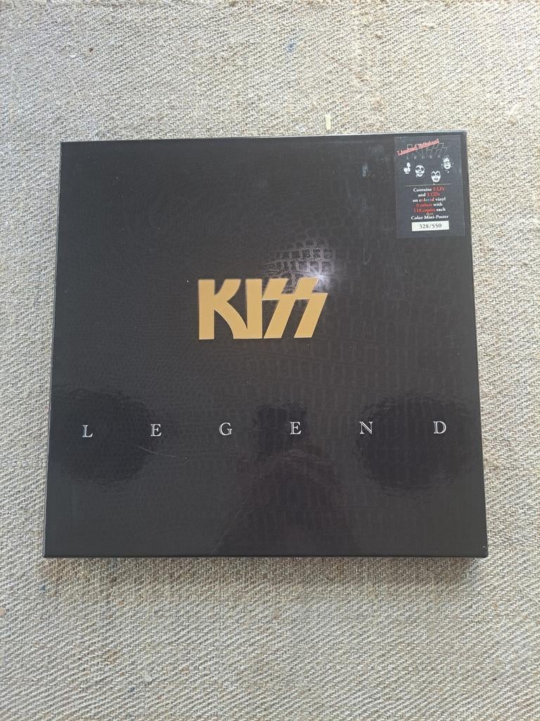 KISS Legend Limited Edition Box Set - 5 LP's en 3 CD's, Ophalen of Verzenden, Zo goed als nieuw