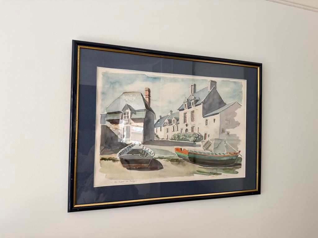 Schilderij, Antiek en Kunst, Kunst | Tekeningen en Foto's, Ophalen