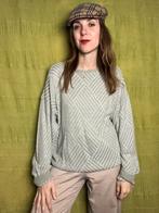Vintage trui - Coogi style - print - L/40 of oversized, Maat 38/40 (M), Hgv, Ophalen of Verzenden, Vintage