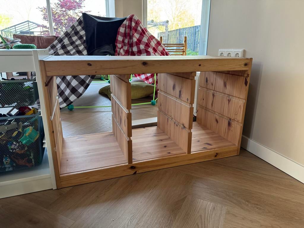 Ikea Trofast Grenen kast met bakken, Ophalen, Gebruikt