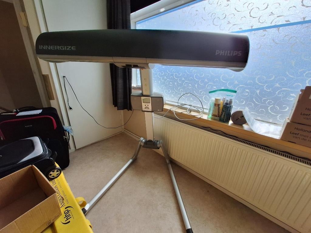 Philips innergize zonnehemel, Ophalen, Zo goed als nieuw, Zonnebank enkelzijdig, Minder dan 10 lampen