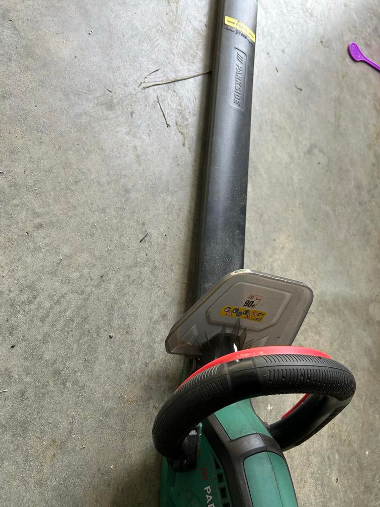 Parkside 20V Heggenschaar - Accu Aangedreven, Ophalen of Verzenden, Gebruikt, Accu