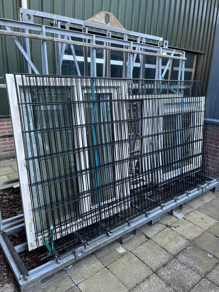 Dubbelstaafmatten 8/6/8, Tuin en Terras, Tuinhekken en Hekwerk, Ophalen, Nieuw, IJzer, Dubbelstaafmat hekwerk