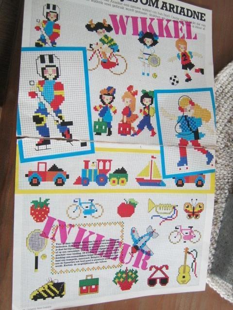 Borduurpatroon  Heel veel motiefjes  nr 1310, Hobby en Vrije tijd, Borduren en Borduurmachines, Verzenden, Nieuw, Handborduren