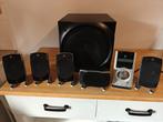 Logitech Z5500 5.1 Surround plus logitech bluetooth adapter, Gebruikt, Complete surroundset, 120 watt of meer, Ophalen