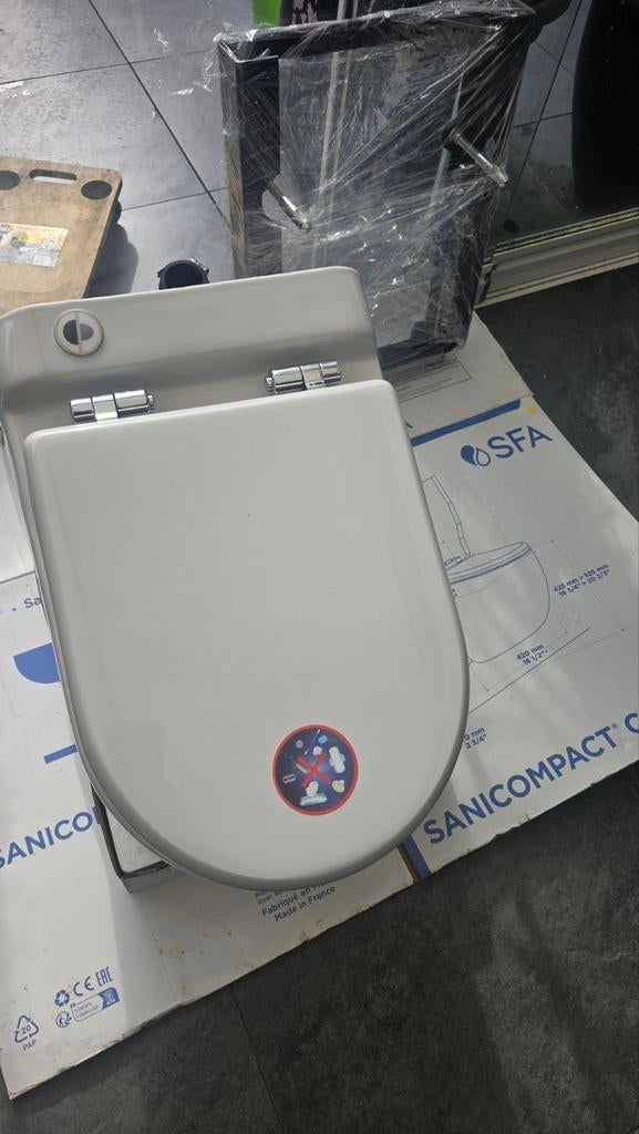 Sanicompact comfort sanibroyeur nieuw, Ophalen, Nieuw, Toilet