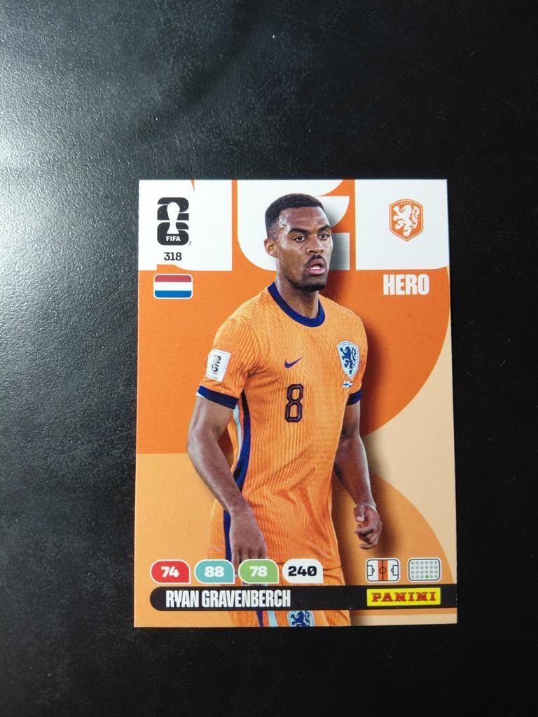 Gravenberch (nederland) panini wk 2026, Ophalen of Verzenden, Nieuw, Buitenlandse clubs, Poster, Plaatje of Sticker