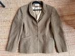 Tijdloos tweed jasje / colbert Far Hills maat 40 /42, Bruin, Maat 42/44 (L), Ophalen of Verzenden, Jasje