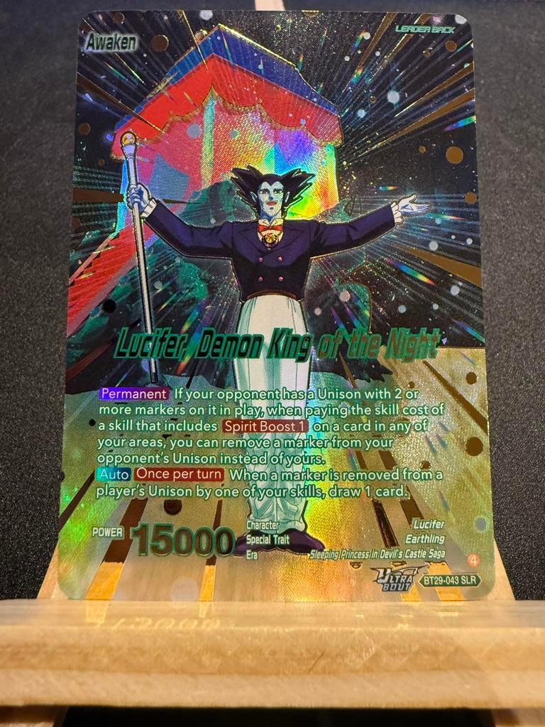 Lucifer, Demon King of the Night #043 SLR BT29, Ophalen of Verzenden, Nieuw, Losse kaart, Foil