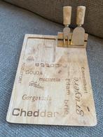 Houten Kaasplank met Kaasmesjes  Kaasplankje, Ophalen of Verzenden, Zo goed als nieuw
