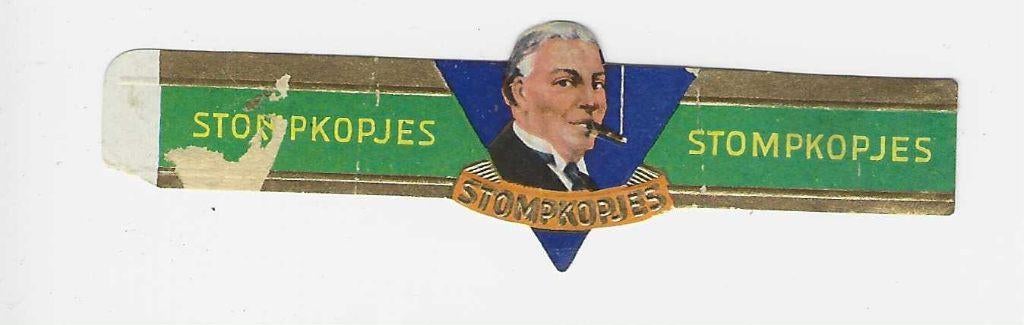 Klassiek 20 - 468    stompkop    sigarenbandjes, Ophalen of Verzenden, Gebruikt, Sigarenbandjes