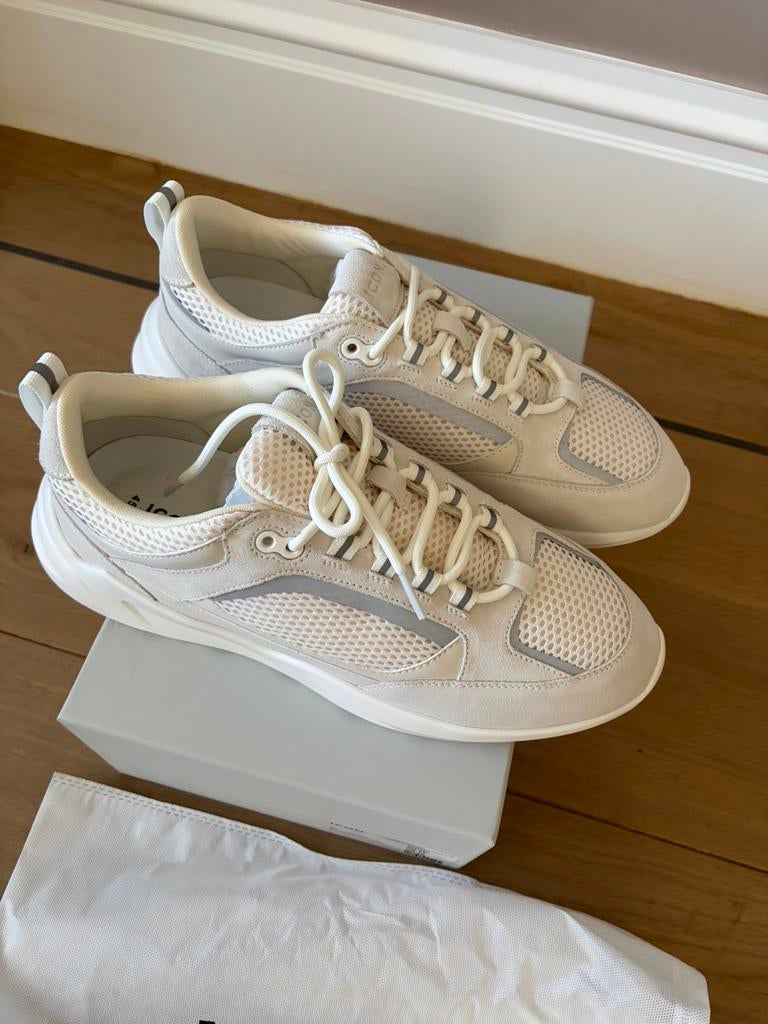 Witte mannen sneakers icon amsterdam, Wit, Nieuw, Ophalen of Verzenden, Sneakers of Gympen