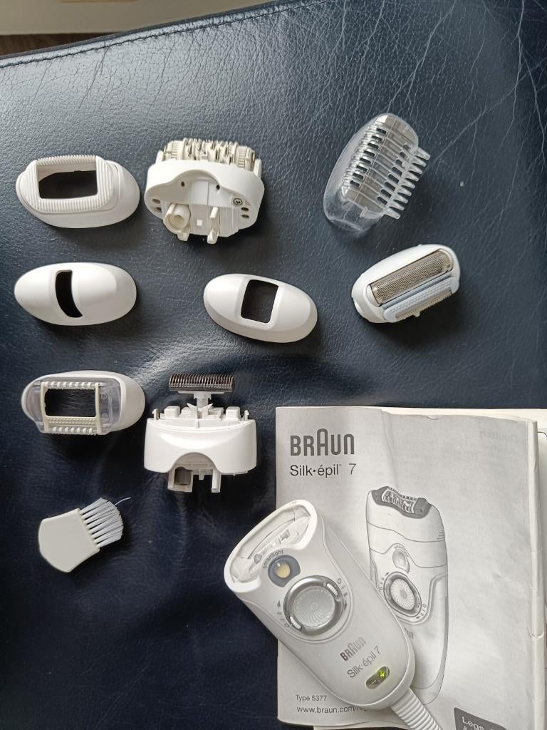 Braun silk-epil 7 type 5377 tondeuse en epilator, Ophalen of Verzenden, Gebruikt, Scheren en Epileren