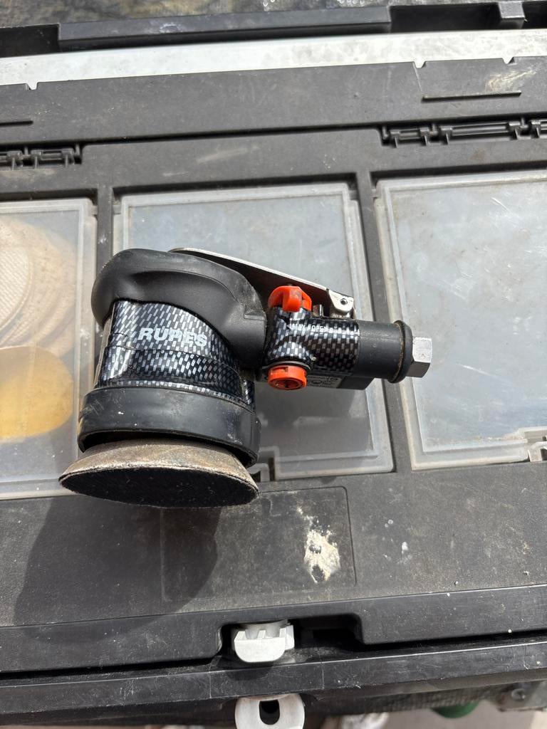 Rupes schuurmachine op lucht, Ophalen of Verzenden, Gebruikt, Minder dan 600 watt, Excentrische schuurmachine