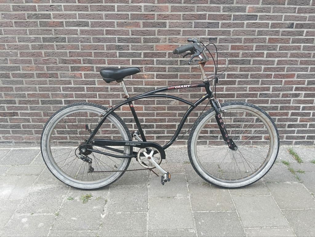 Giant Cruiser Fiets (Groningen), Fietsen en Brommers, Gebruikt, Velgrem, Versnellingen, 49 tot 53 cm