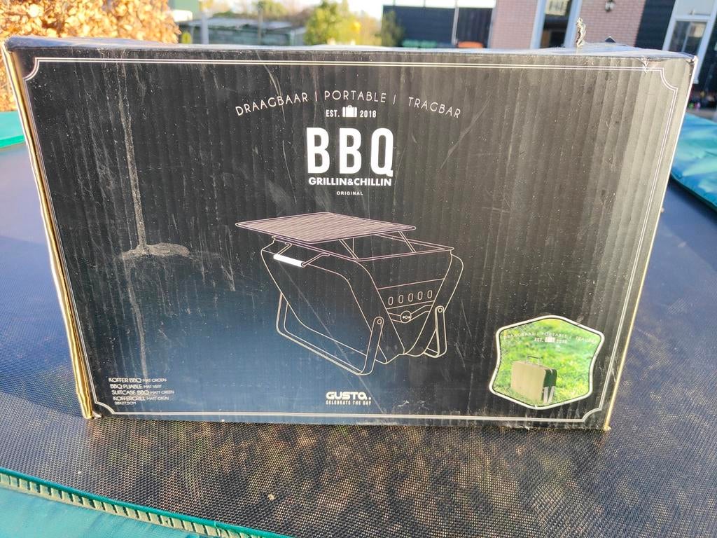 Gusta Draagbare Barbecue - Nieuw in doos!, Ophalen, Nieuw