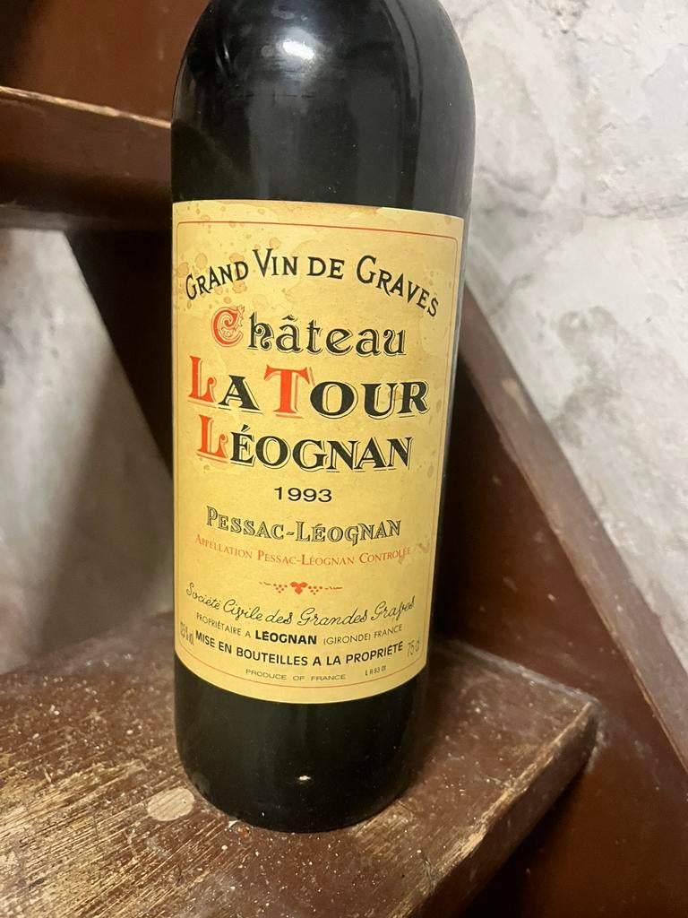 La Tour Leognan 1993, Ophalen of Verzenden, Zo goed als nieuw, Frankrijk, Rode wijn