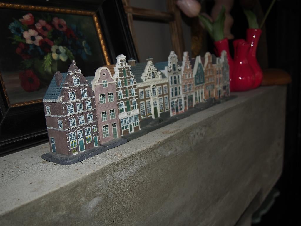 Blokker Grachtenpand huisjes, Verzamelen, KLM Huisjes, Ophalen of Verzenden, Gebruikt, 1 t/m 20