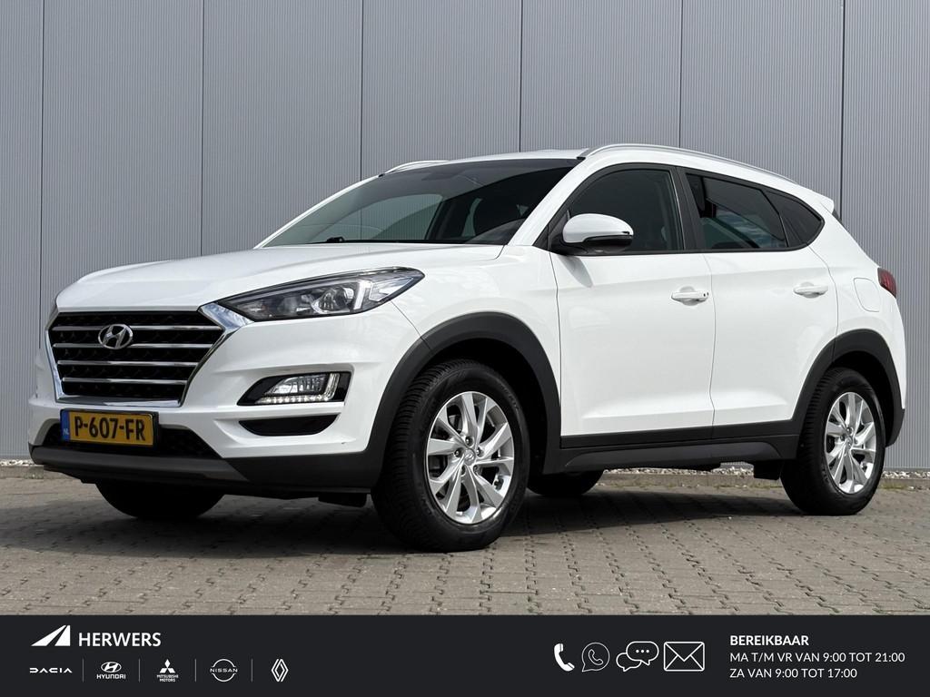 Hyundai Tucson 1.6 T-GDI / Automaat / Stoel- en Stuurverwarm, Auto's, Hyundai, Gebruikt, 4 cilinders, Wit, 1600 kg
