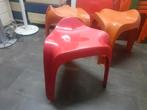 Alexander Begge design kruk Casala jaren 70 rood retro, Kunststof, ?, Zo goed als nieuw, Casala
