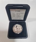 Constantijn Huygens 20 euro Prooflike, Ophalen of Verzenden, Overige waardes, Losse munt, Zilver