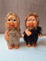 Vintage DDR Troll Pop Bruin Haar Zwarte Vacht Jaren 70/80, Verzamelen, Ophalen of Verzenden, Zo goed als nieuw