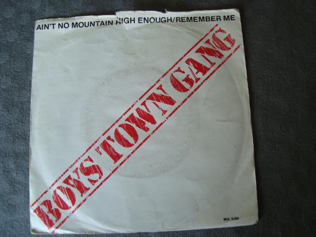 Boys town gang- ain't no mountain high enough/remember me, Ophalen of Verzenden, Zo goed als nieuw, Pop, Single